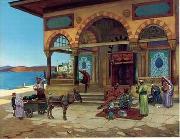 unknow artist Arab or Arabic people and life. Orientalism oil paintings 120 oil on canvas